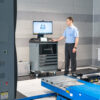 Touchless wheel alignment systems